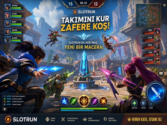 Slotrun çok oyunculu oyun platformu ekran görüntüsü