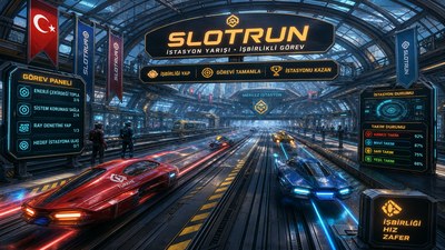 Slotrun istasyon yarışı kooperatif görev modu